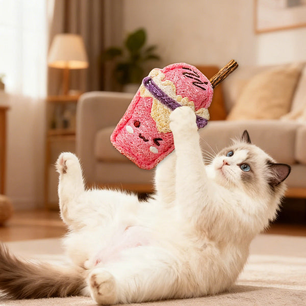 Natural Loofah Cat Chew Sticks